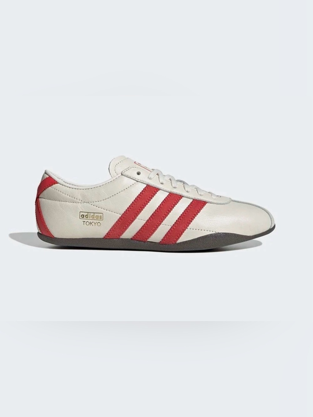 adidas Tokyo sneakers in white with rose stripes